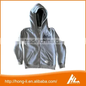 Custom Made High Quality Zipper-up Thick Girl's Spring Fleece Jacket thumbnail-6