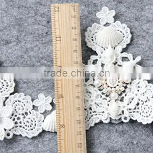 Europe Baroque Pearl&shell Hair Band,big Crown Bride Hair Hoop,lace Wedding Jewelry Hair Accessories thumbnail-6