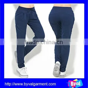 China Wholesale Ladies High Quality Slim Fit Pants Womens Casual Sport Pants 2015 thumbnail-6