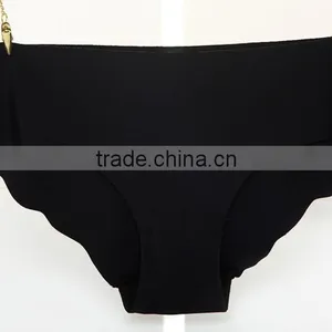 Customized Your Own Brand Lady Briefs Plain Solid Color 72%Polyester 28%Spandex Soft Healthy High Cut Seamless Women Underwear thumbnail-4