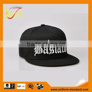2014 Hot Sell Wholesale High Quality Fashionable Simple Snapback Cap thumbnail-1