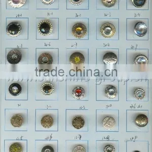 Zinc Alloy Round Jean Button thumbnail-1