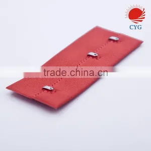 Gold Supplier Sell Red Nylon Bra Hook and Eye Tape Extender thumbnail-3