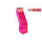 Retail Corrugated Cardboard Floor Display Stand , Eco - Friendly thumbnail-1