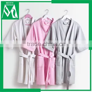 Waffle Weave Kimono Robes Kimono Waffle Weave Bath Robe thumbnail-1