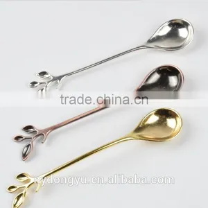 High Quality Stainless Steel Coffee Spoon /gy Plum Stainless Steel Flower Spoon /fancy Dinnerware Tableware thumbnail-2