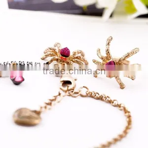 Fashion Spider Alloy Chain Anklet Bracelet Ankle Chain Foot Jewelry Barefoot Beach thumbnail-2