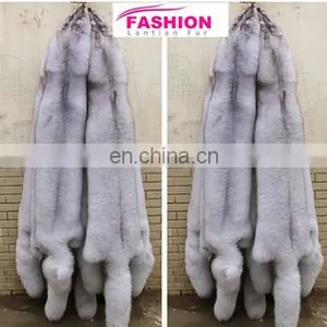 Hot Selling Blue Fox Fur Skin / Natural Blue Fox Fur Skin / High Quality Cheap Fox Fur Skin thumbnail-4
