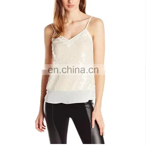 New Fashion Beautiful Spaghetti Strap Lady Blouse & Top thumbnail-1