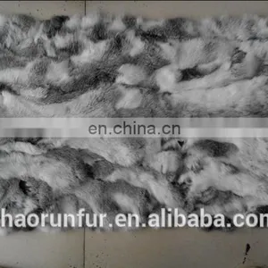 100% Real Natural Rabbit Fur Plate thumbnail-2