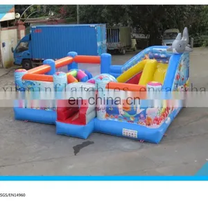 Inflatable Shark Bouncy Castle /inflatable Fun City thumbnail-1
