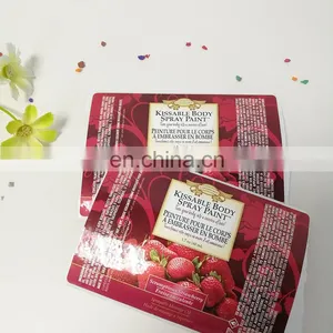 Professional Custom Printing Strawberry Labels Custom PE Fruit Waterproof Sticker for Friut Package thumbnail-1