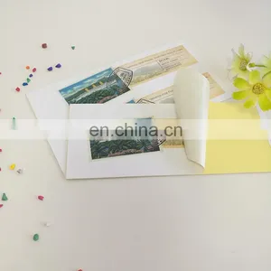 China Factory Wholesale Custom Removable Tourism Entrance Ticket Self Adhesive Sticker for Traveler Mailing thumbnail-5