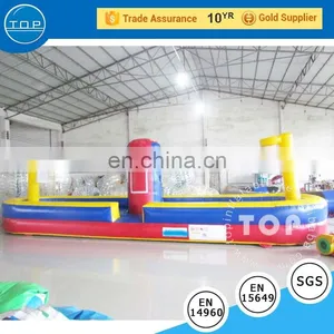 Commercial Giant Bounce House Interactive Bungee Run Adult Inflatable Obstacle Course for Sale thumbnail-4