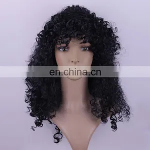 Black Party Wig, Party Afro Wig P-W191 thumbnail-1
