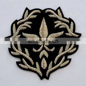 Bullion Handmade Badges With Antique Bullion Wire thumbnail-1