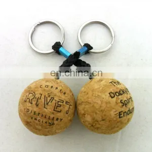 Custom Cheap Promotional Printing Foam Floating Cork Keychain thumbnail-6