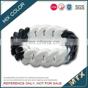 Mix Colors Silicon Wristband Bracelet Supplier thumbnail-1