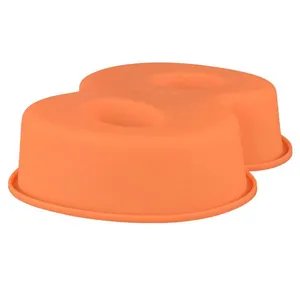 Free Sample Food Grade Heat Resistant Nontoxic Silicone Cake Mold Baking Mousse Pudding Mold Tool Figure 8 thumbnail-1