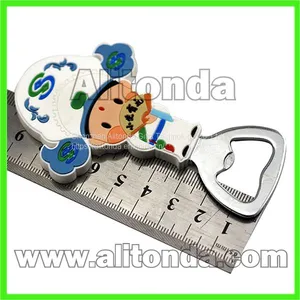 Custom Pvc Cartoon Beer Bottle Opener for Home Bar Promotional Gifts thumbnail-3
