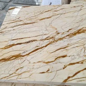 Sofitel Gold Marble Slabs Imperial Marble Tiles thumbnail-1