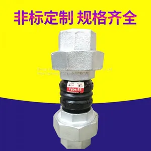 EPDM PN16 Twin Sphere BS/NPT Union Anti-Vibration Joint thumbnail-2
