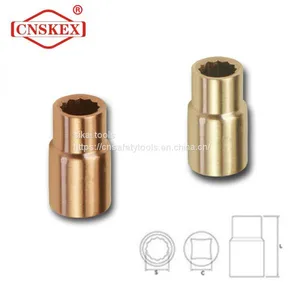 Non Sparking Explosion-proof Socket Head Aluminum Bronze 1/4inch 19mm thumbnail-1