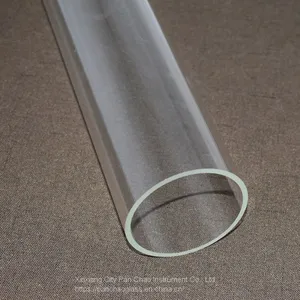 High-temperature Transparent Large Diameter Quartz Glass Tube thumbnail-4