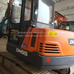 High Quality Doosan DH55 Mini Excavator Crawler Moving Type,Secondhand Doosan Mini Crawler/wheel Excavator With Hydraulic Engine thumbnail-5