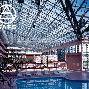 Swimming Pool Roof Cover Space Frame thumbnail-1