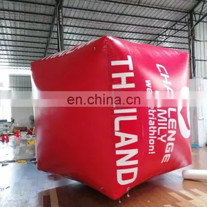 Mobile Water Games Floating Sign Advertising Full Logo Printed Inflatable Cubic Buoy Billboard thumbnail-4