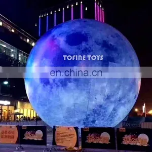 Giant Inflatable Moon Balloon Inflatable Led Moon thumbnail-3