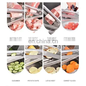 Wholesale Mini Manual Fresh Meat Slicer / Household Stainless Steel Meat Cutter / Manual Cutter Machine for Home Use thumbnail-6