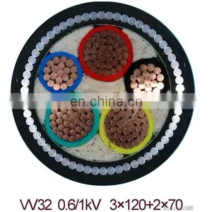 Electrical Medium Voltage XLPE Insulated PVC Jacket Power Cable 0.6/1KV 450/750V 350/500V thumbnail-5