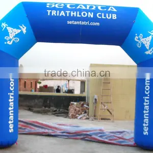 Light Blue Advertising Inflatable Arch With Balloon thumbnail-1