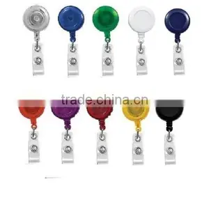 40 MIXED CHOOSE COLOR ID HOLDERS BADGE REELS Retractors Pulls Pulleys Yoyo thumbnail-1