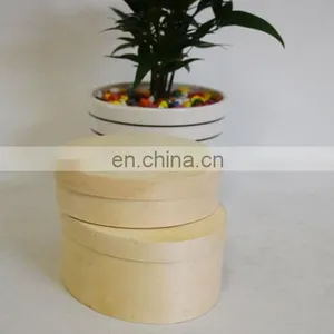 Candle or Cigar Packing Bark Wooden Box thumbnail-5