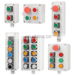 Waterproof Button Switch Emergency Stop Industrial Handhold Control Box, Push Button Switch Control Station Box thumbnail-5