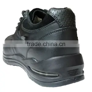 High Quality Brand Low Cut Black Steel Leather Industrial Safety Shoe thumbnail-4