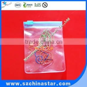 PVC Zipper Bag With Printing Paper Clip thumbnail-2