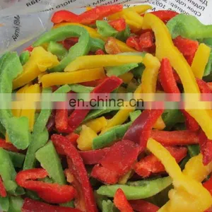 Sinocharm BRC A Approved Frozen Blend Bell Pepper Mix IQF Tri-Color Pepper thumbnail-5