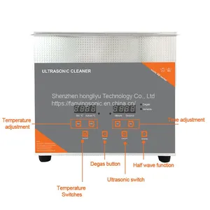 FanYing 3L Ultrasonic Cleaner 120W With Heater Timer Degas 40khz Wash Jewelry Ring Oil Rust Removal Surgical Clinic Dental Tool thumbnail-1