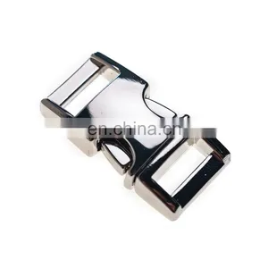 OEM ODM Accept 26mm Quick Release Contoured Plastic Metal Adjustable Pet Buckle for Dog Collar and Handbags thumbnail-4