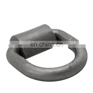 High Quality Alloy Steel High Strength Hardware Rigging Welding Ring D Ring thumbnail-1