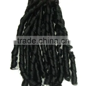 Africa Hair Extension Twist Curly Weft Afro Hair thumbnail-1