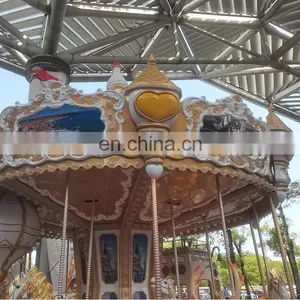 Carnival Carousels Fair Horse Ride Funfair Merry go Round Horse Ride for Sale thumbnail-2