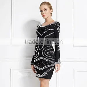New Fashion Ladies Dress Long Evening Dress Woman Party Dress thumbnail-1
