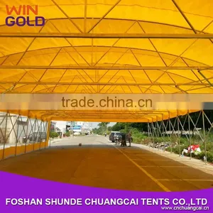 12m Aluminum Alloy / Iron Folding Car Storage Tent Galvanized Pipe thumbnail-4