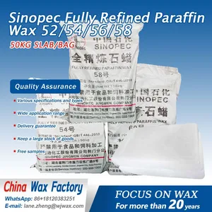 Sinopec Fully Refined Paraffin Wax 52/54/56/58 thumbnail-1