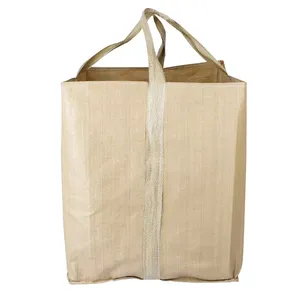 High-quality Goods Directly Price Bulk Bags 100% Virgin PP 1 Ton FIBC Jumbo Bulk Ventilated Bag For Firewood thumbnail-4